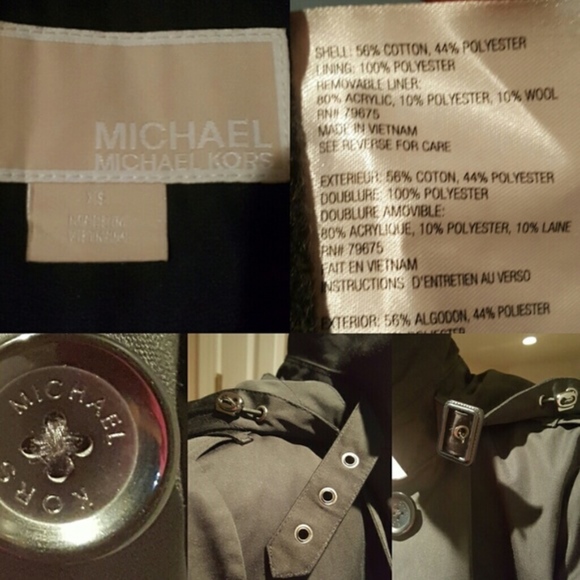 Michael Kors Double Busted All Weather Trench Coat - Picture 3 of 8